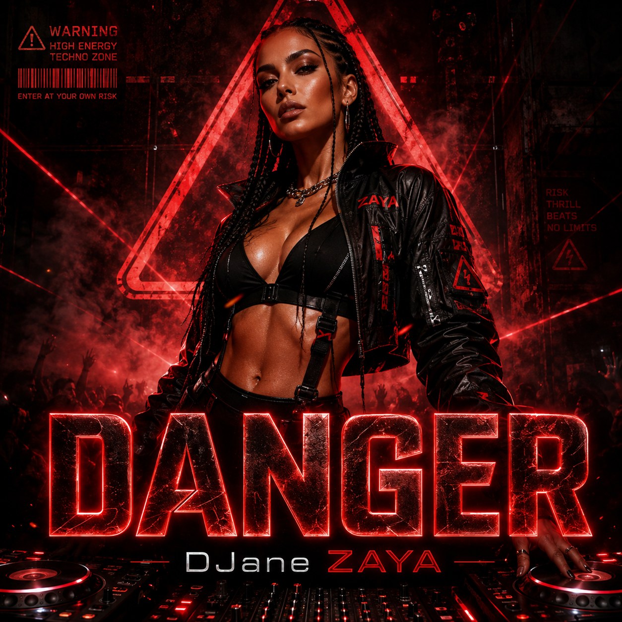 Danger – Single von DJane Zaya, Cover
