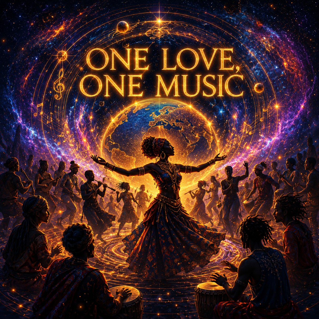 One Love, One Music - V1 – Track von Cosmic Sound Production, Cover